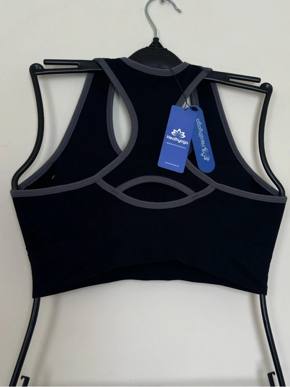 Healthyoga 3 Pack High Impact Racerback Sports Bras Medium Seamless Wireless NWT